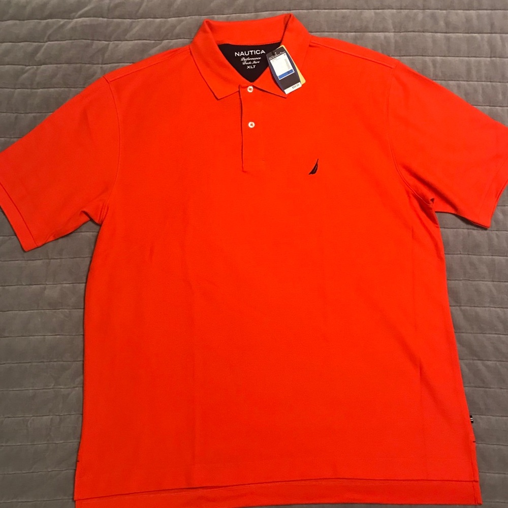 Nautica Bright Orange Polo ⛵️